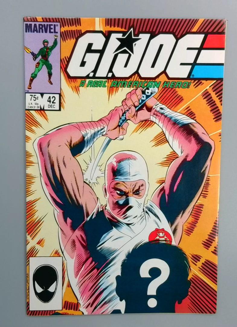 G.I. Joe A Real American Hero #42, VF+ Storm Shadow Marvel 1985 