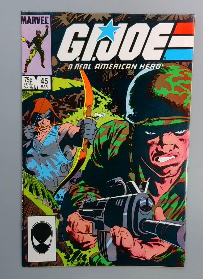G.I. Joe A Real American Hero #45, VF 1st Quick Kick Marvel, 1986