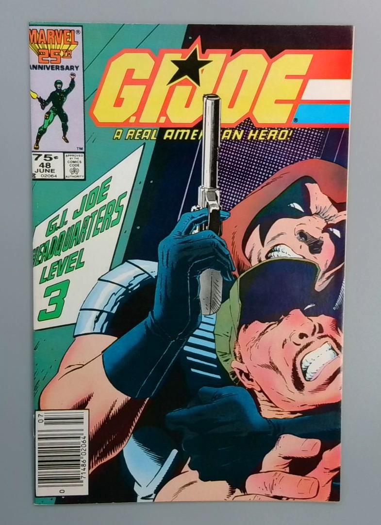 G.I. Joe A Real American Hero #48, VF Newsstand Marvel, 1986