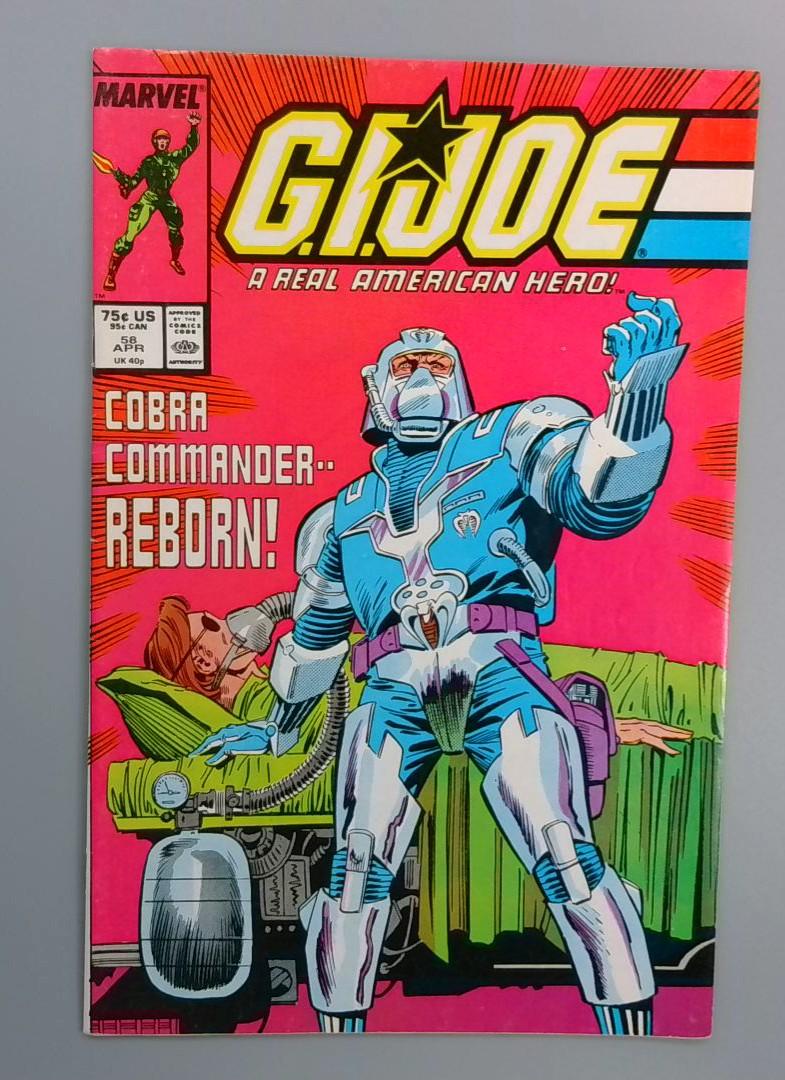 G.I. Joe A Real American Hero #58, VF+ Marvel, 1987