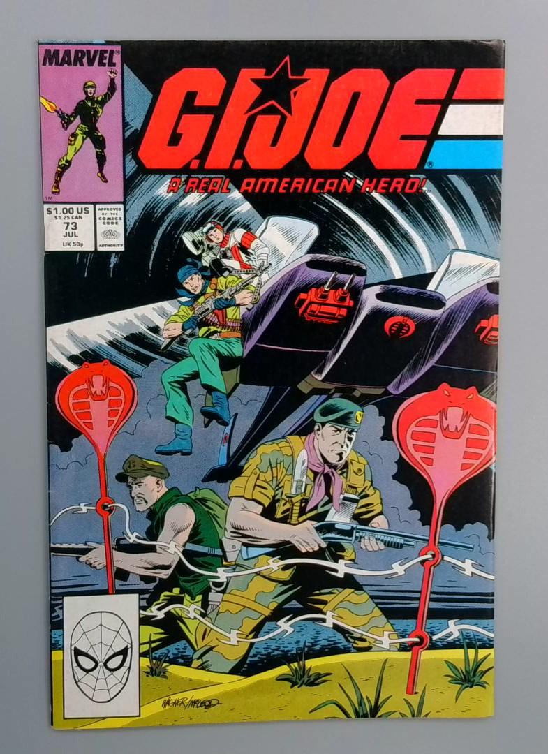 G.I. Joe A Real American Hero #73, VF Marvel, 1988