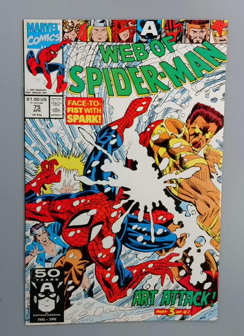 Web of Spider-Man #75, NM- Marvel, 1991
