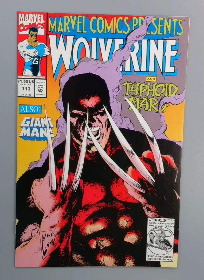 Marvel Comics Presents #113 NM Wolverine and Typhoid Mary, Marvel, 1992