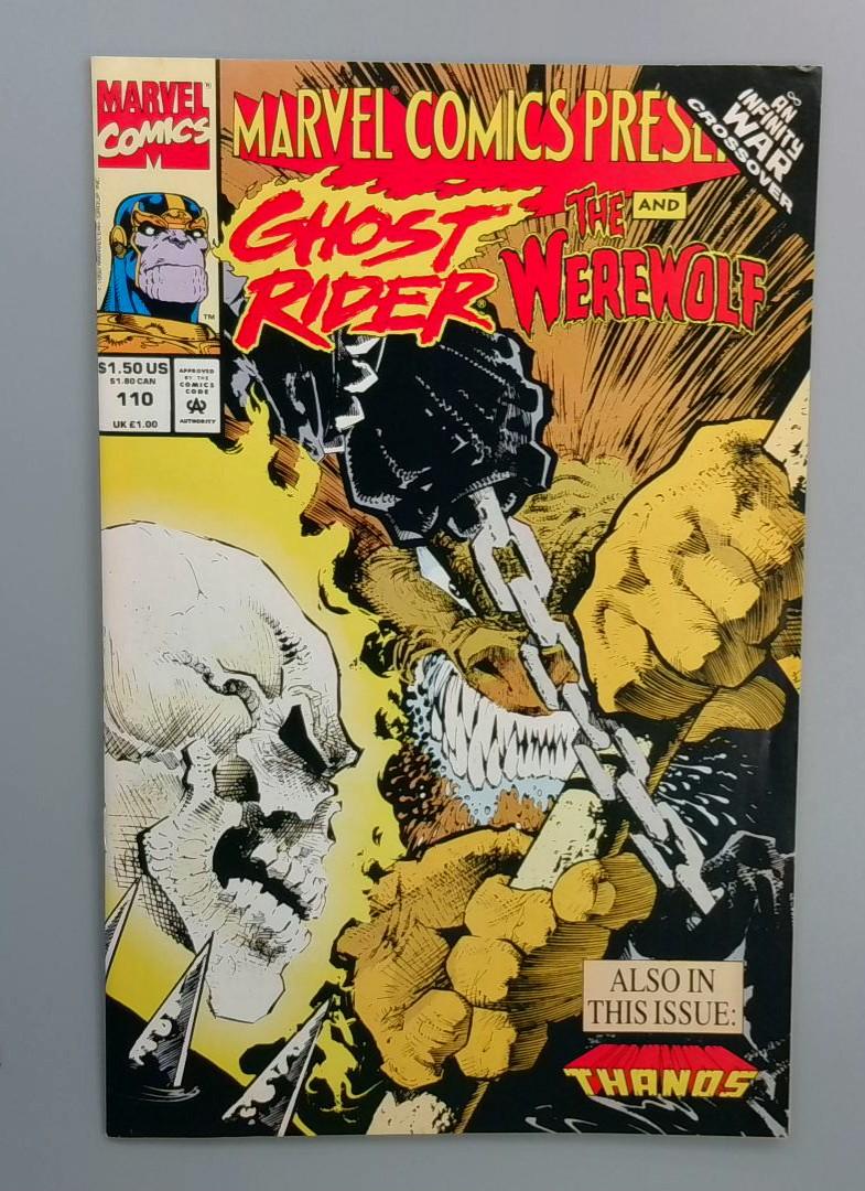 Marvel Comics Presents #110 NM Ghost Rider & Werewolf, Marvel, 1992
