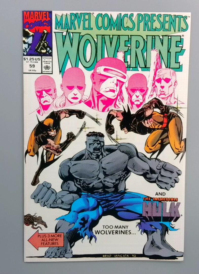 Marvel Comics Presents #59 VF+ Wolverine Hulk, Marvel, 1990