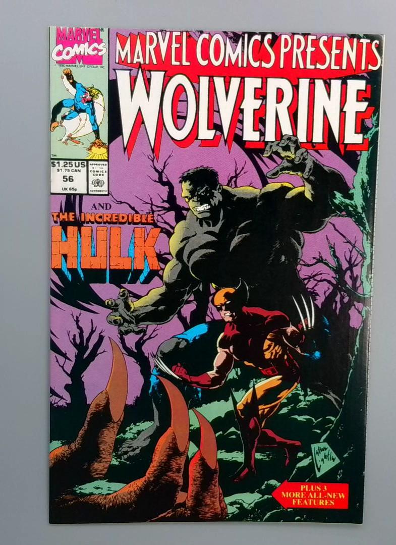 Marvel Comics Presents #56 NM Hulk, Wolverine, Marvel, 1990