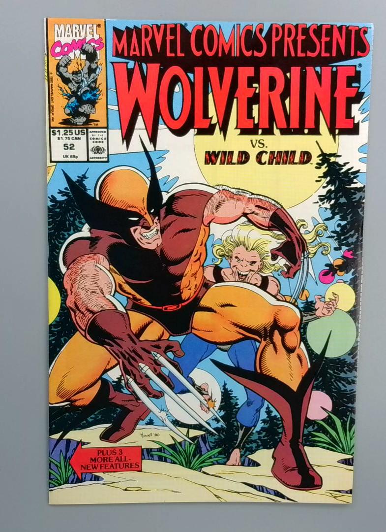 Marvel Comics Presents #52 NM Wolverine, Marvel, 1990