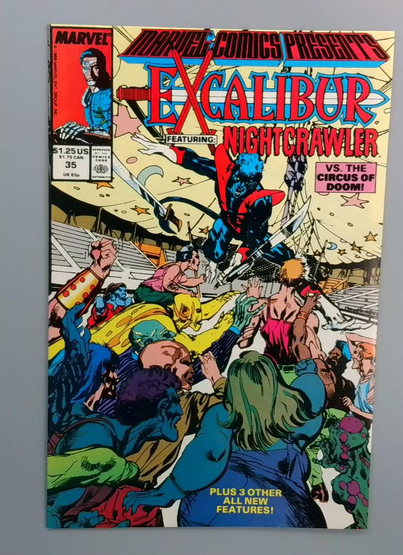 Marvel Comics Presents #35 NM Excalibur Nightcrawler, Marvel, 1989