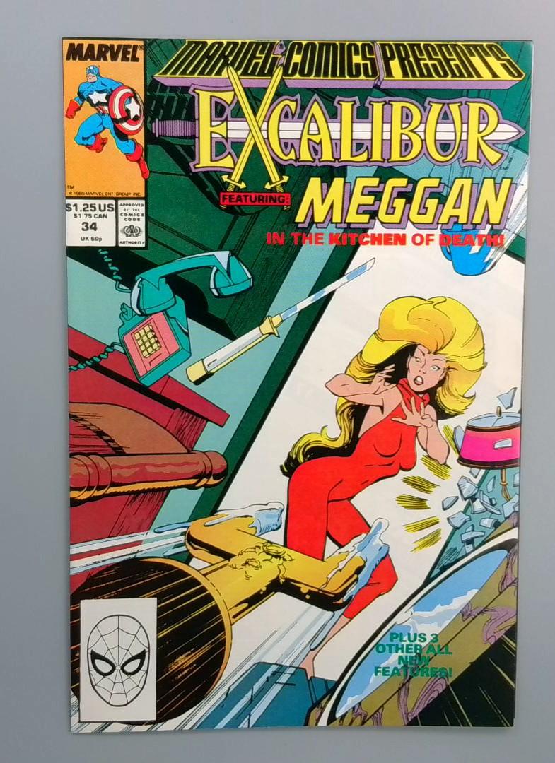 Marvel Comics Presents #34 NM Excalibur, Marvel