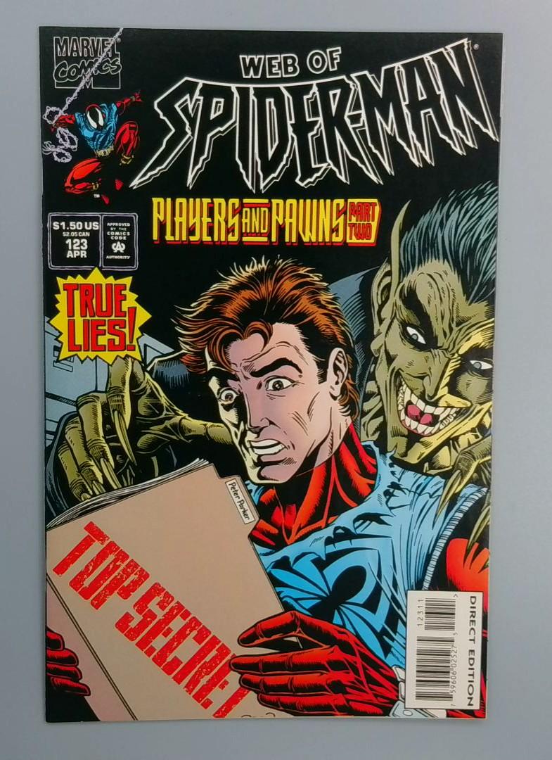 Web of Spider-Man #123, NM Marvel, 1994