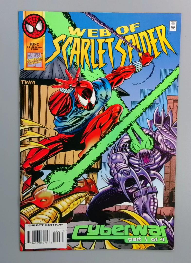 Web of Scarlet Spider #2, NM- Marvel, 1995