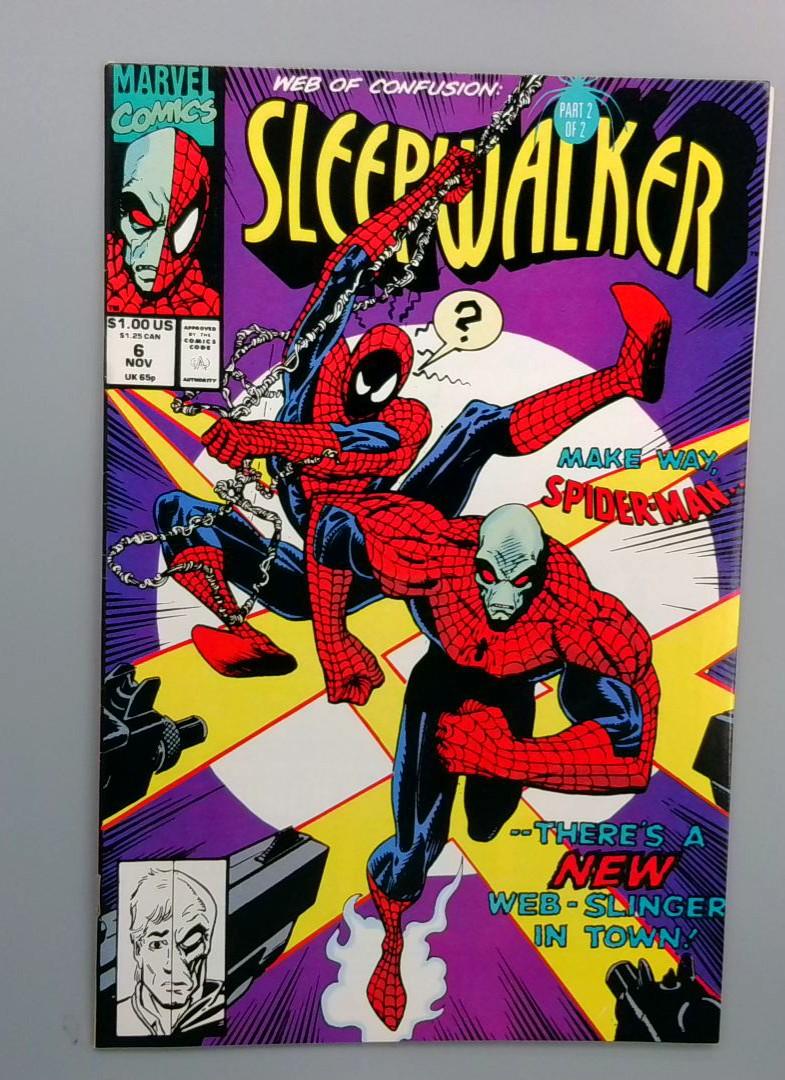 Sleepwalker #6, VF+ Spider-Man, Marvel Comics
