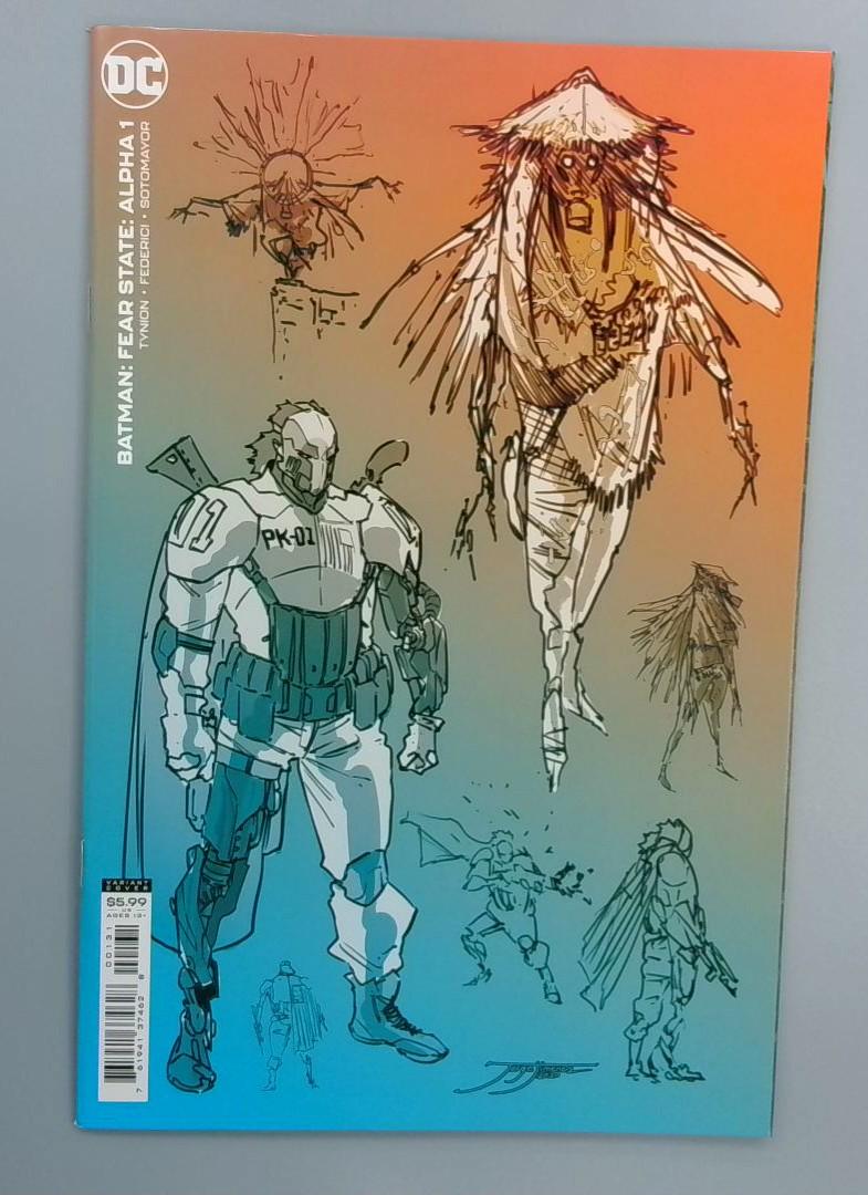 Batman: Fear State Alpha #1 NM Jorge Jimenez Sketch Cvr, DC, 2021