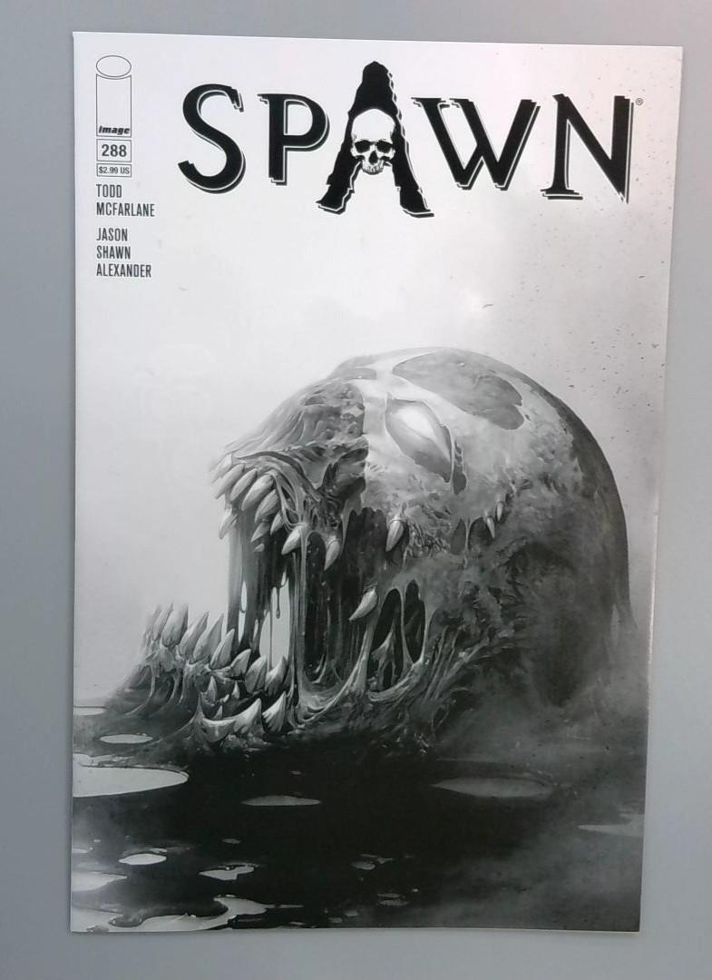 Spawn #288, NM Jason Shawn Alexander B&W Variant, Low Print, Image