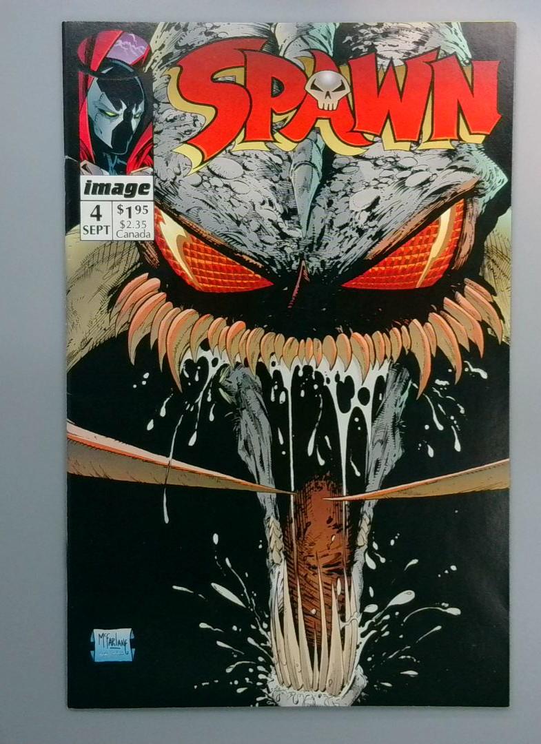 Spawn #4 VF Violator Cover with Coupon, Image, 1992