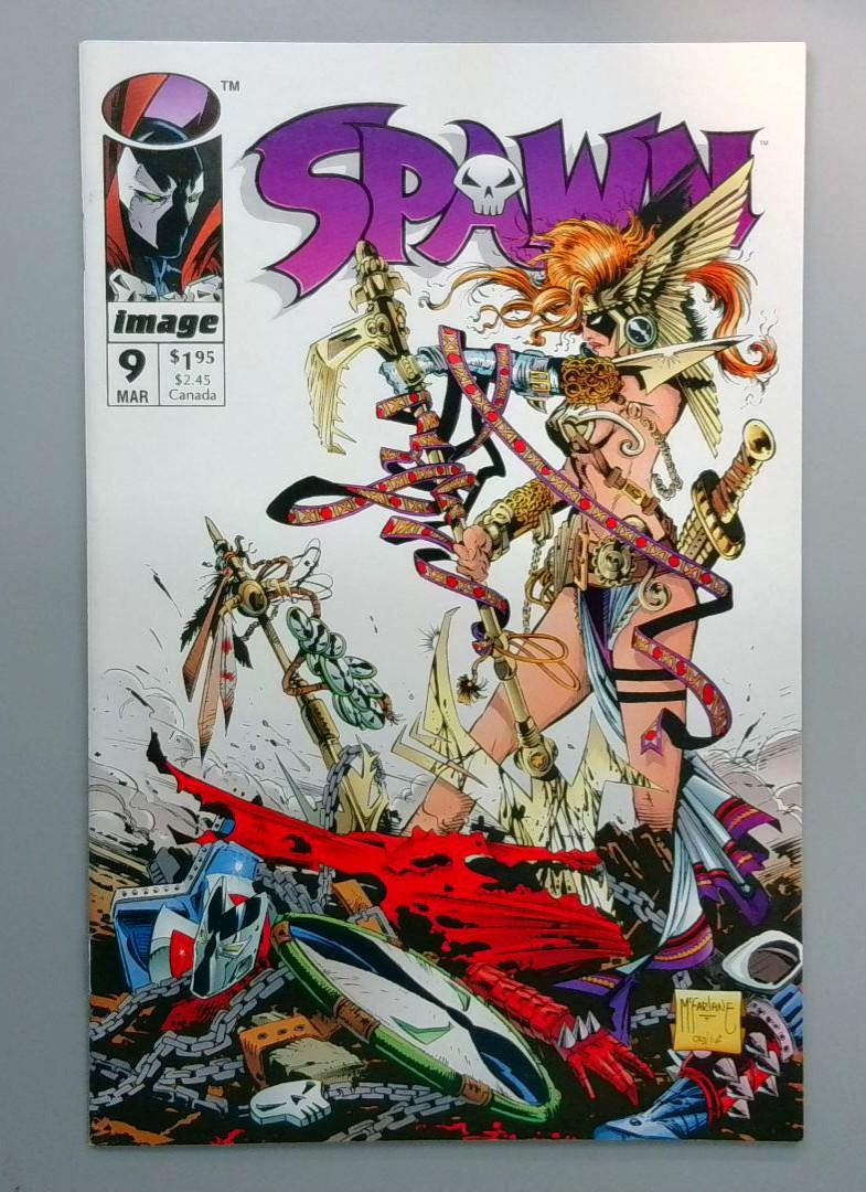 Spawn #9, NM 1st Angela, Medieval Spawn, Image, 1993