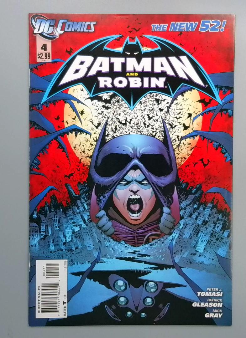 Batman and Robin #4, VF= New 52 DC Comics, 2011