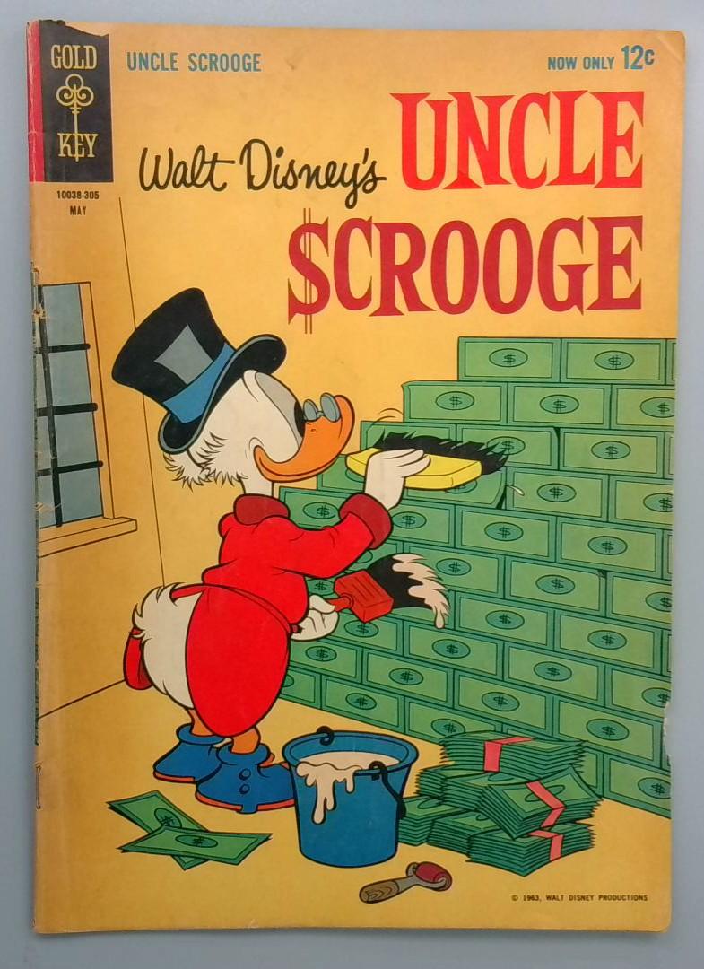 Uncle Scrooge #42, VG- Gold Key, 1963