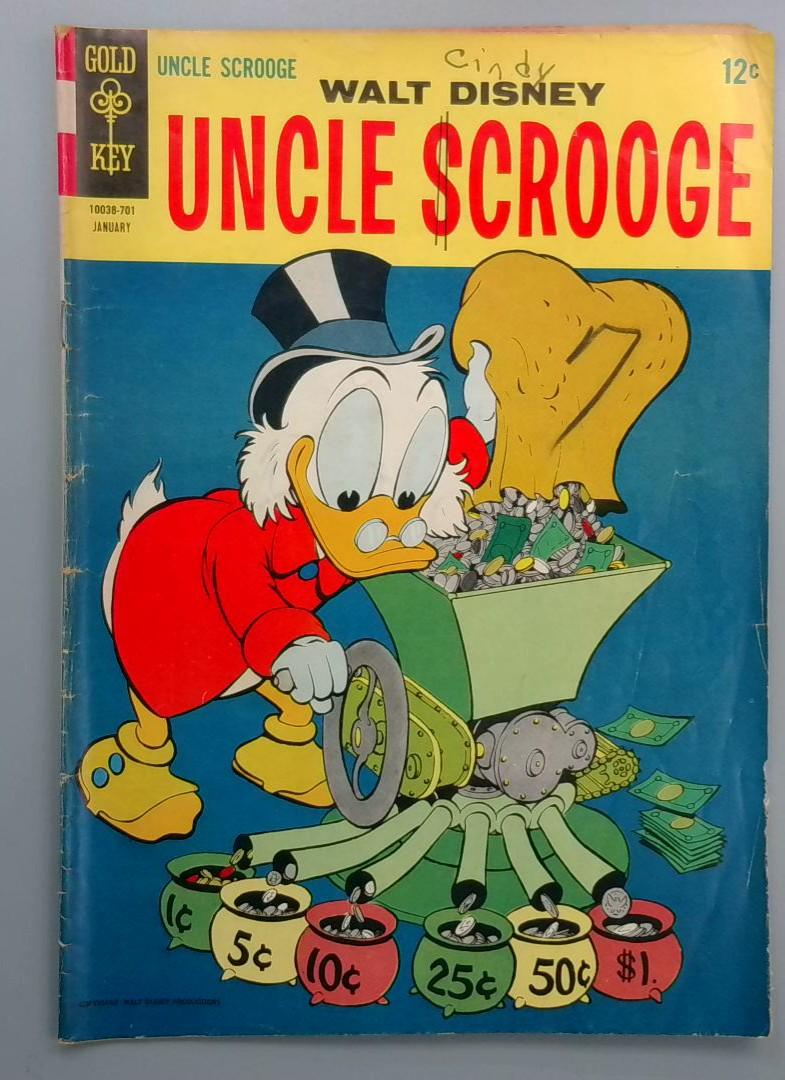 Uncle Scrooge #67 VG, Gold Key, 1967