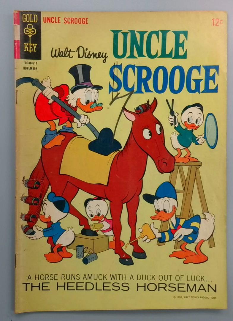 Uncle Scrooge #66 VG+, Gold Key, 1964