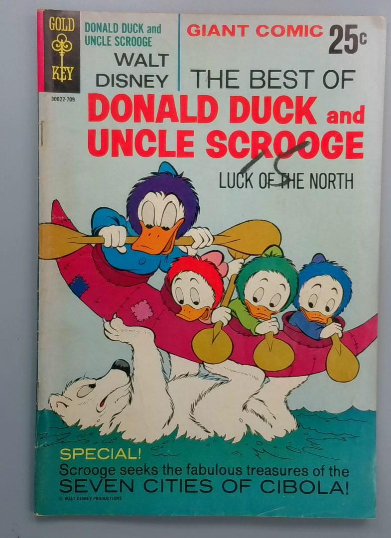 The Best of Donald Duck and Uncle Scrooge #2, Rare 2nd Print Gold Key, 1967