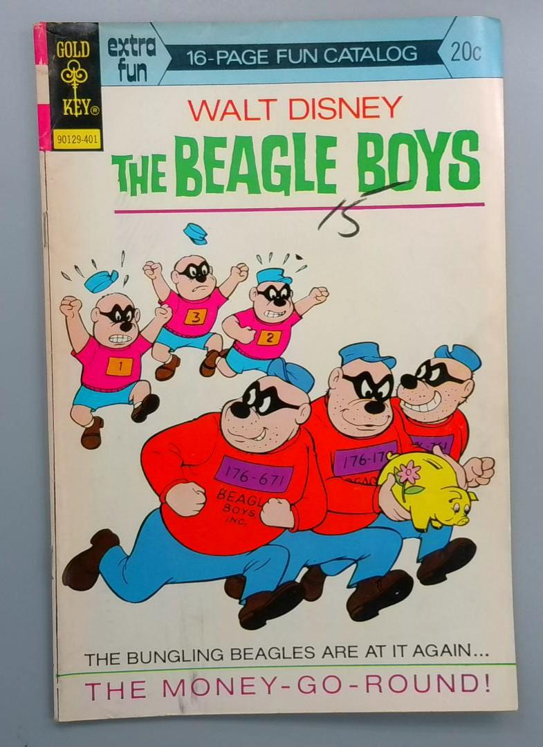 Walt Disney The Beagle Boys #19, VG+ Gold Key, 1974
