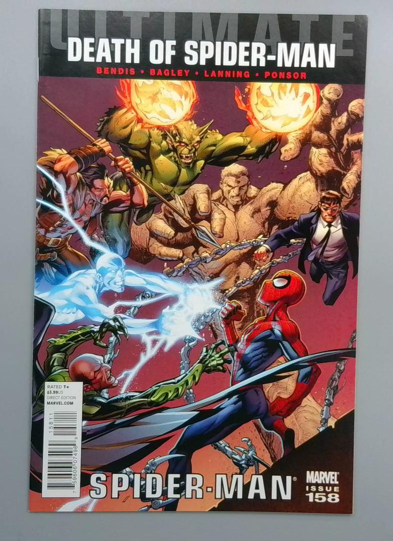 Ultimate Spider-Man #158, Death of Spider-Man, Marvel Comics