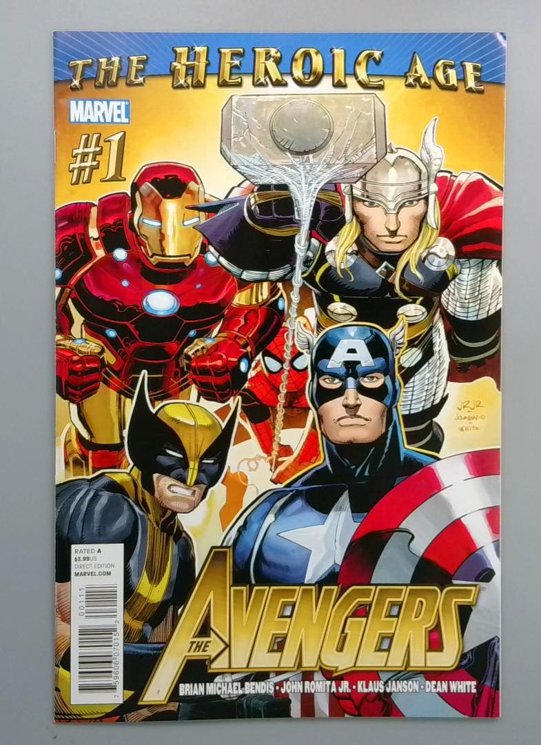 Avengers #1, NM The Heroic Age, Marvel Comics, 2010