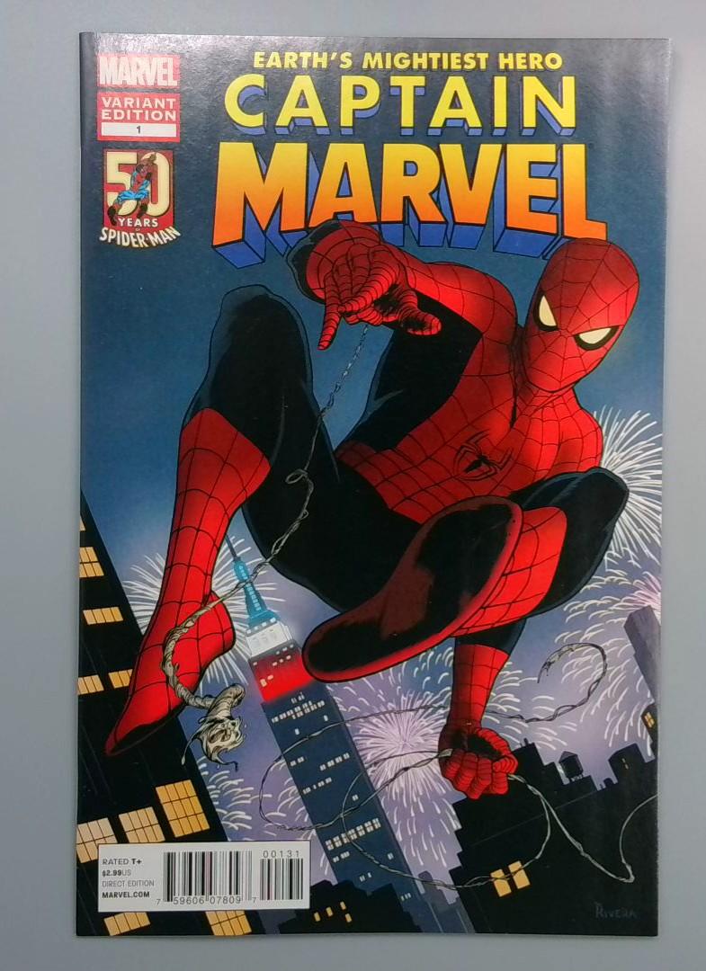 Captain Marvel #1, NM Spider-Man Variant Edition, Marvel, 2012