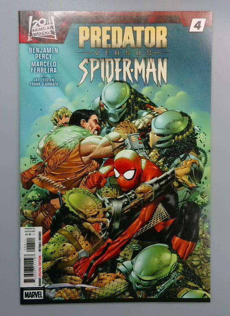 Predator Versus Spider-Man #4, NM Marvel, 2023