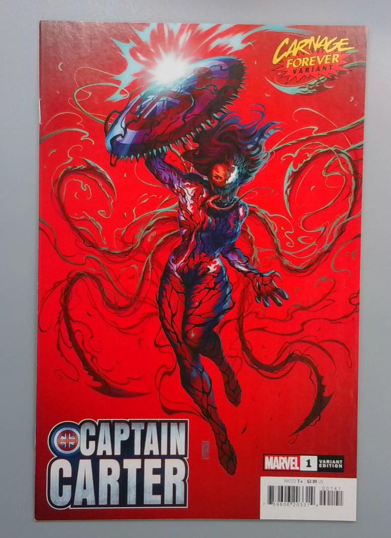 Captain Carter #1, NM Carnage Forever Variant, Marvel, 2023