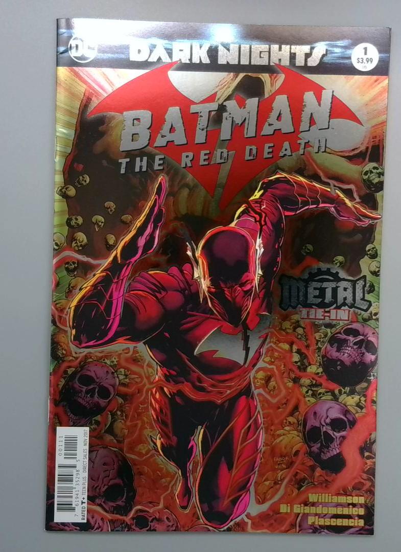 Batman: The Red Death #1, VF+ Dark Nights Metal Tie-In, DC Comics, 2017