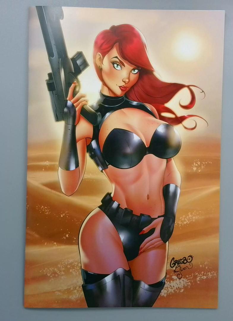 Jessi Hopps Zombie Hunter #1 NM Gregbo & Gwen Unmasked Variant