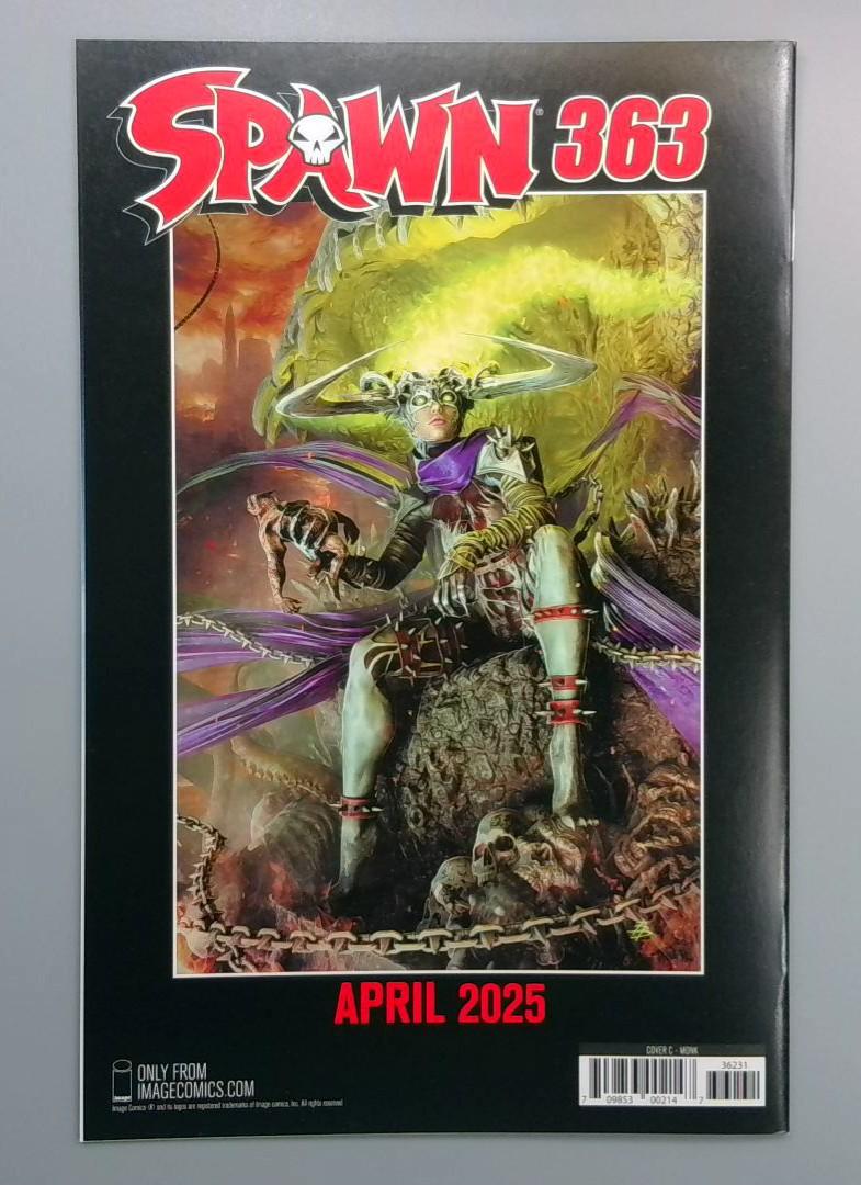Spawn #362 Monk variant Cover C NM Image Comics — image 2