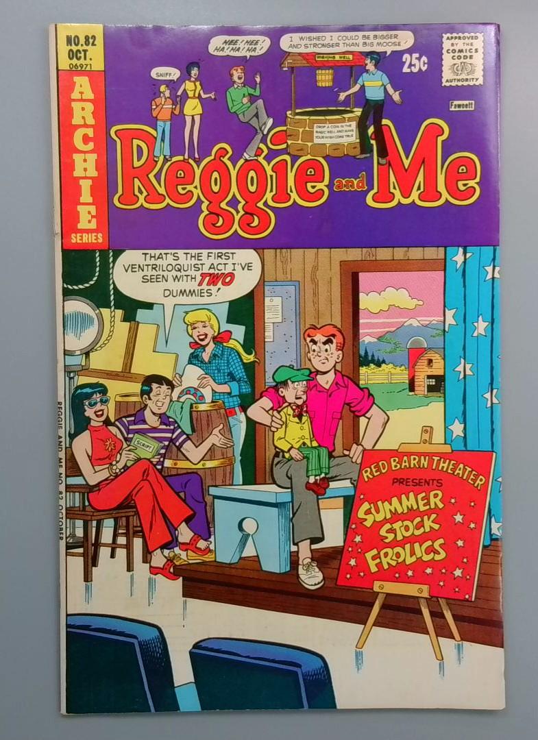 Reggie and Me #82, FN Archie Series, October 1975