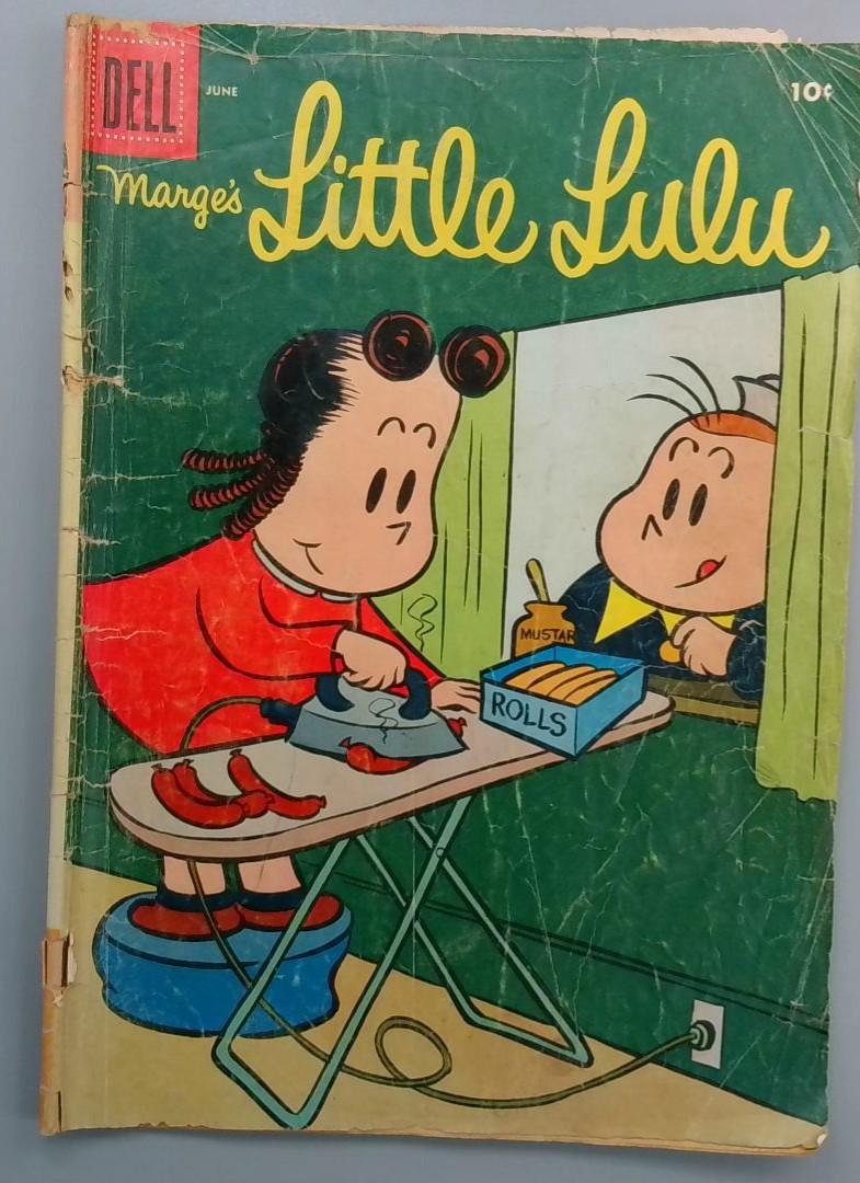 Marge's Little Lulu #39, Bottle Staple Detatched Dell Comics, June 1956