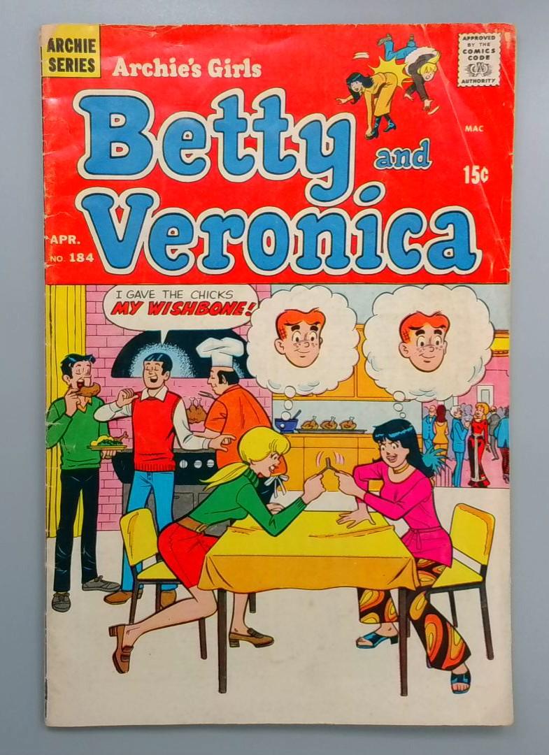 Betty and Veronica #184, Archie Series, April 1974