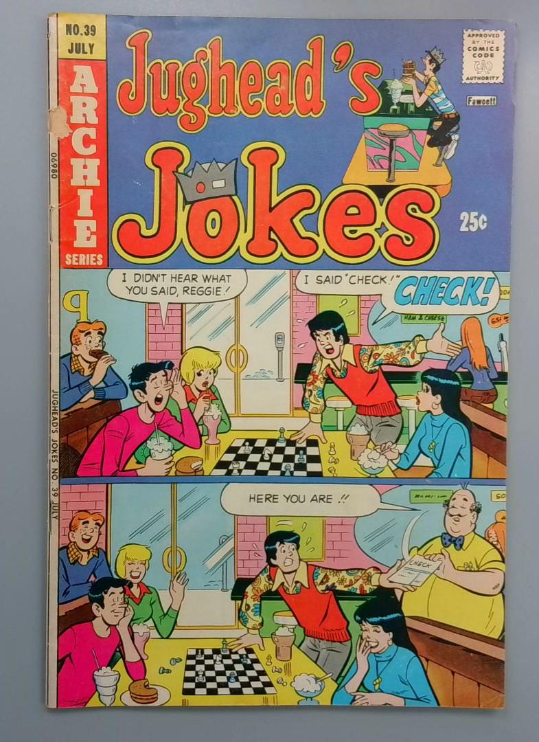 Jughead's Jokes #39, Archie Series, July 1970