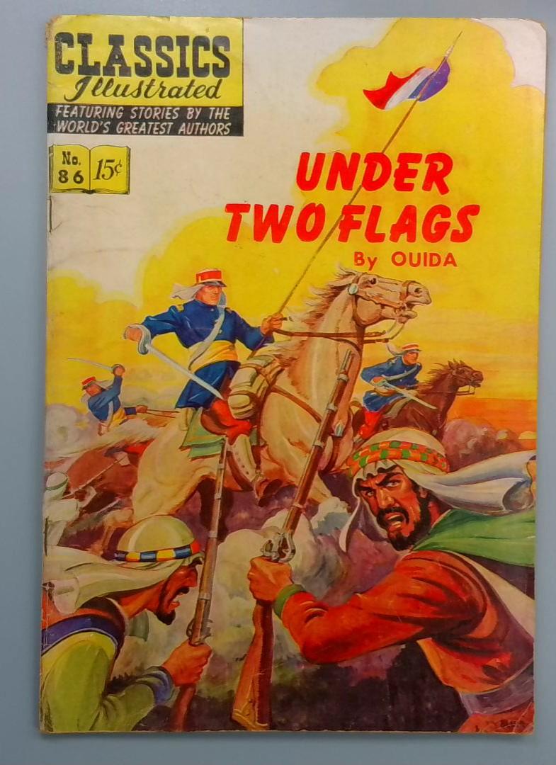 CLASSICS ILLUSTRATED #86 UNDER TWO FLAGS VG 1951