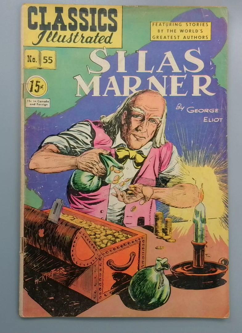 Classics Illustrated #55: VG/FNSilas Marner, Gilberton Co., 1949
