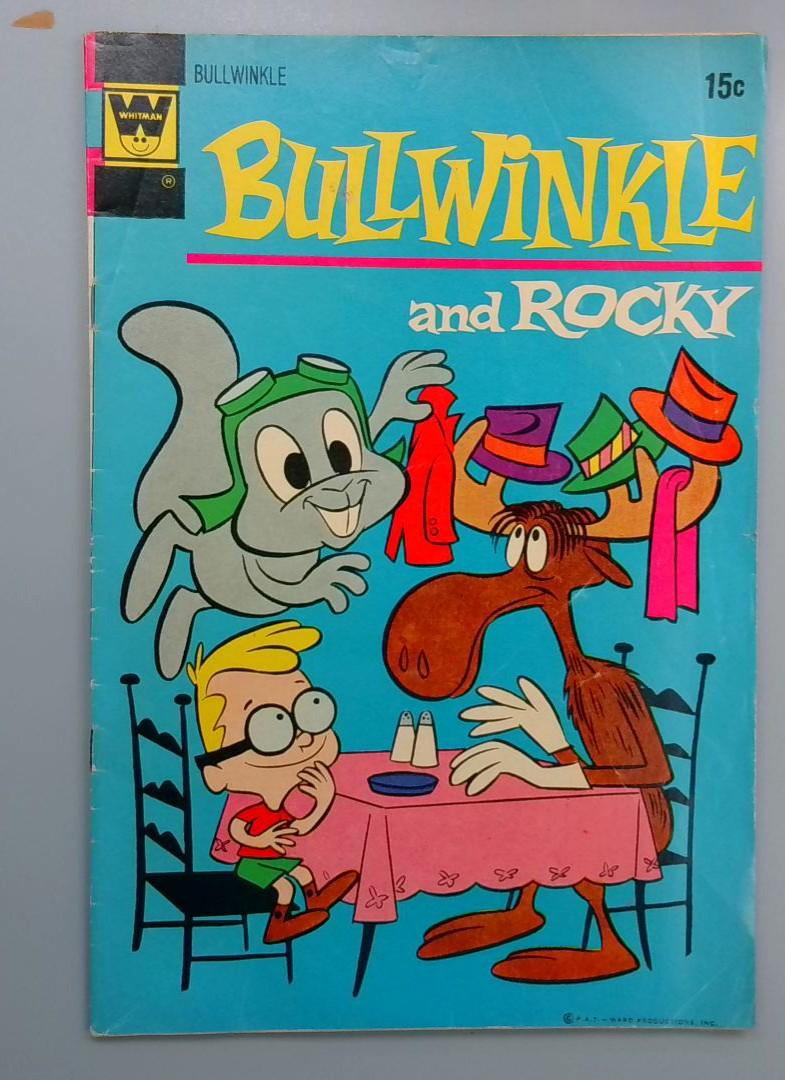 Bullwinkle and Rocky #15, VG/FN Whitman Comics, 1972