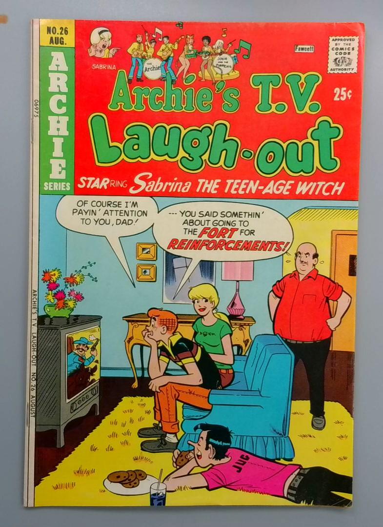 Archie's TV Laugh-Out #26, FN- Sabrina the Teen-Age Witch, Archie Series, 1971