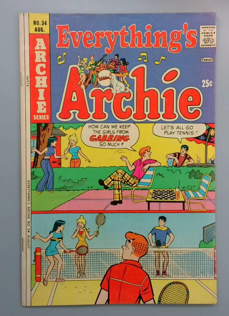 Everything's Archie #34, FN- Archie Series, August 1970