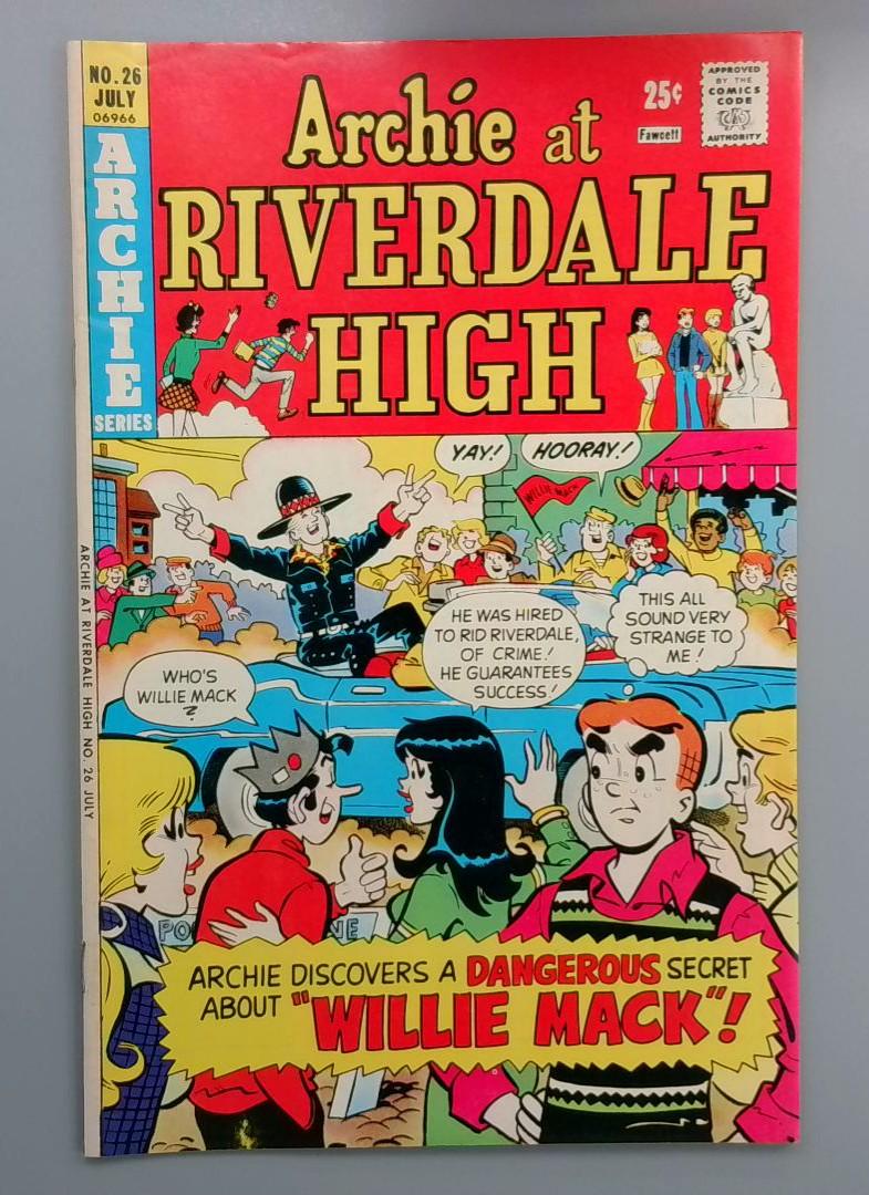 Archie at Riverdale High #26, FN+ Archie Series, July 1966