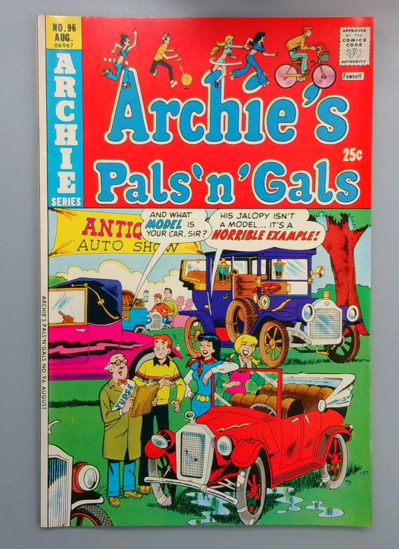Archie's Pals 'n' Gals #96 VF, Archie Series, Fawcett, 1971