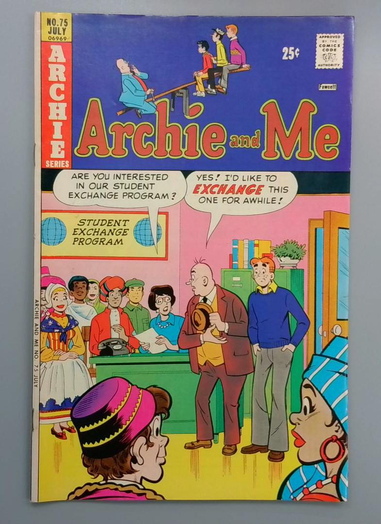 Archie and Me #75, FN+ Archie Series, July 1969
