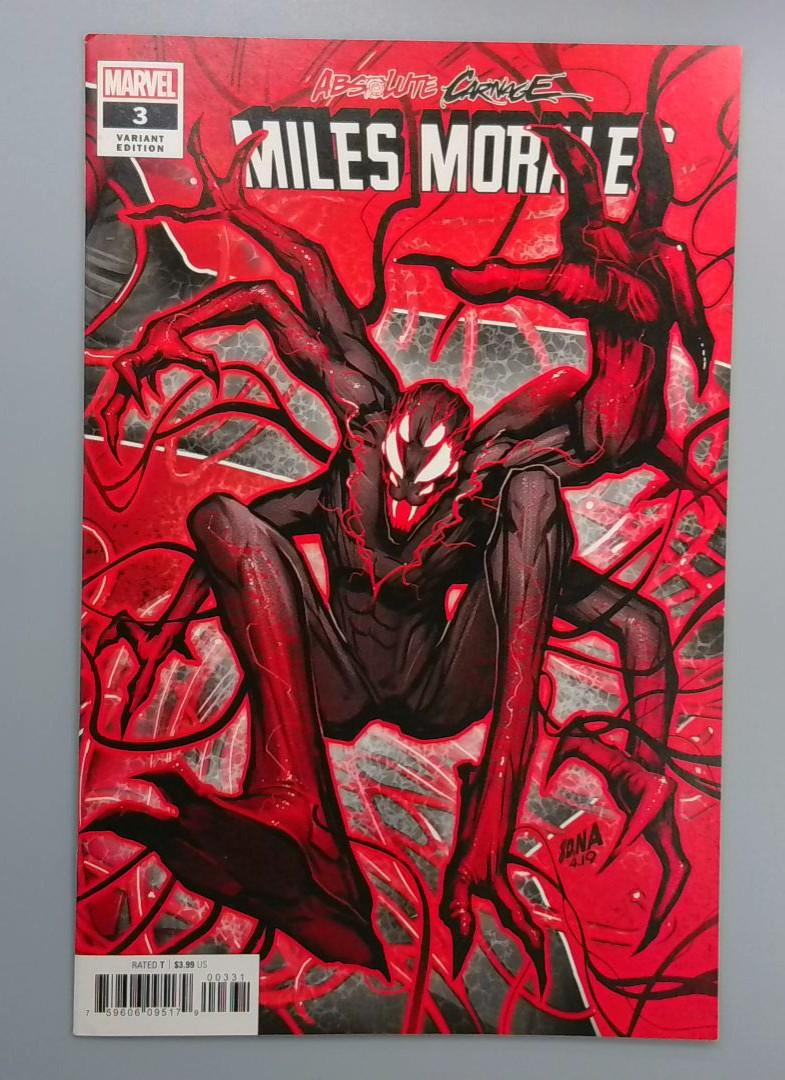 Miles Morales #3, NM Absolute Carnage Variant, Marvel, 2019