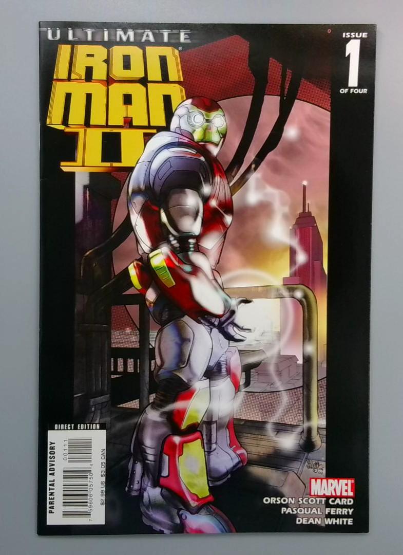 Ultimate Iron Man #1, VF Direct Edition, Marvel, 2005