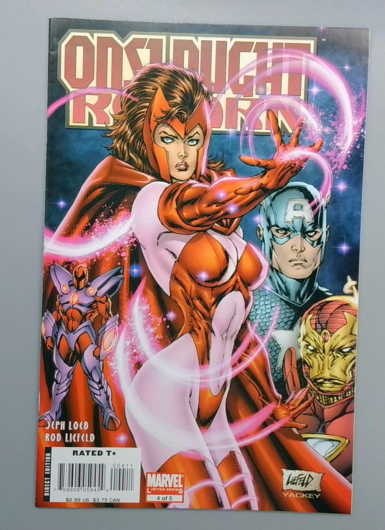 Onslaught: Reborn #4, VF+ Rob Liefeld, Marvel, 2007