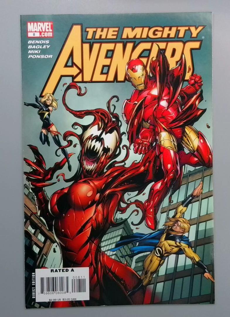 The Mighty Avengers #8, NM Carnage, Marvel Comics, 2007